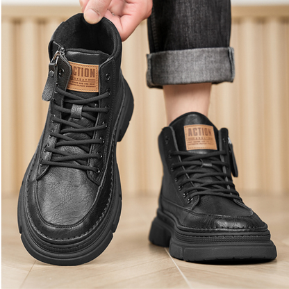 Bota Masculina Casual em Couro Hunter