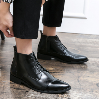 Bota Social Masculina em Couro Thomas
