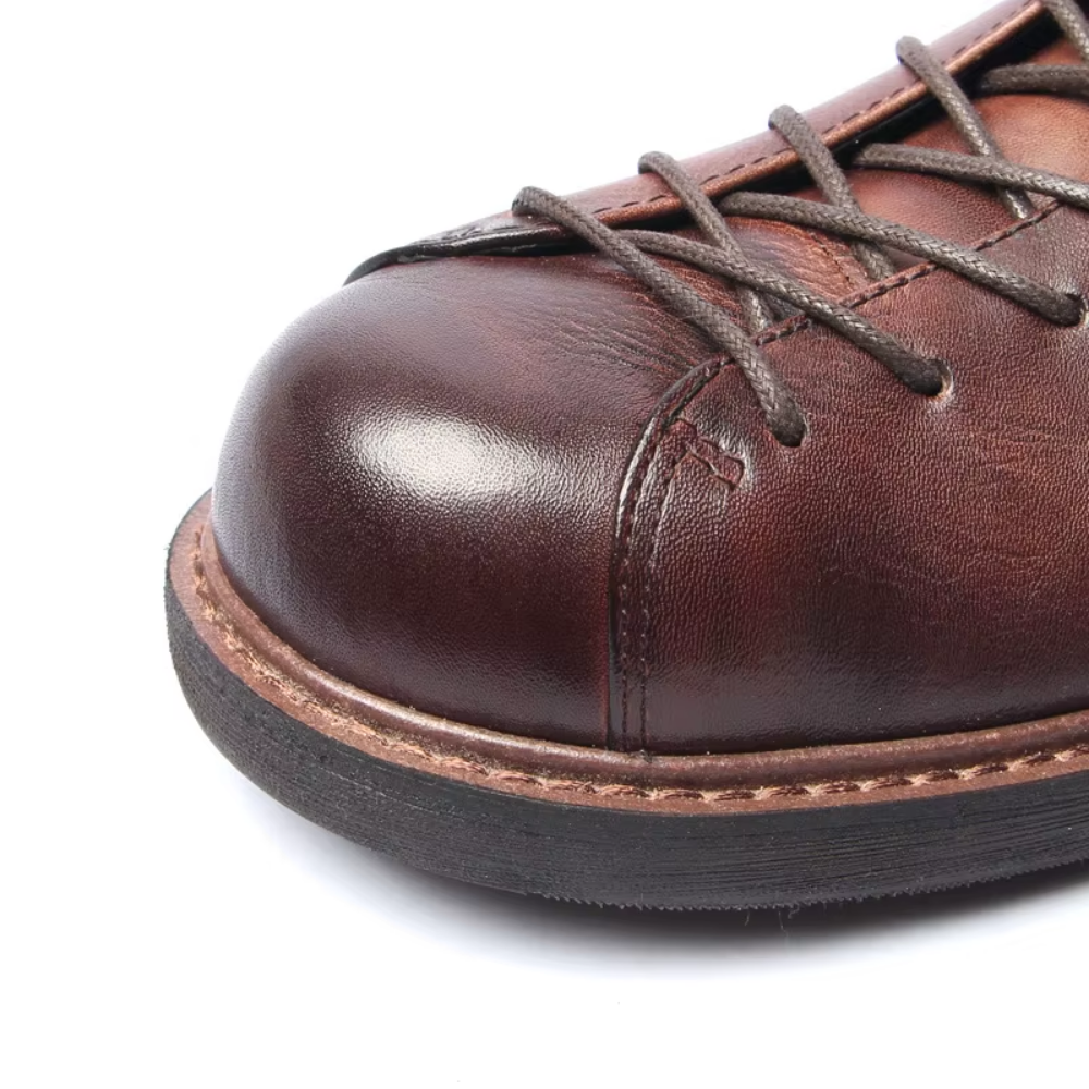 Bota Coturno Masculina em Couro Legítimo Samir