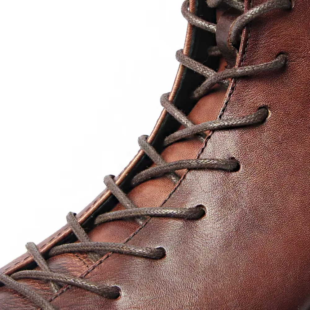 Bota Coturno Masculina em Couro Legítimo Samir