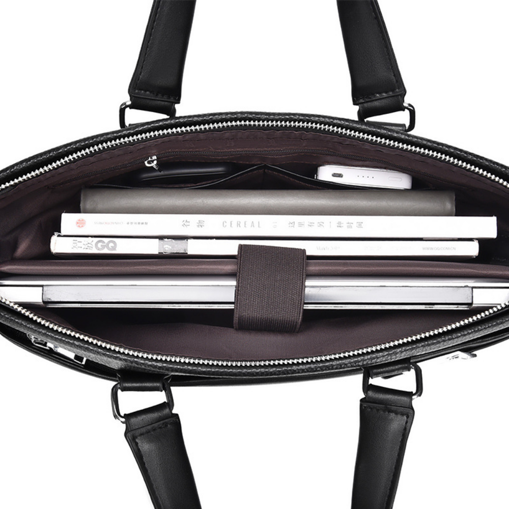 Bolsa Executiva Masculina em Couro Legítimo Hamar