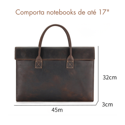 Bolsa Executiva em Couro Legítimo Lucerna