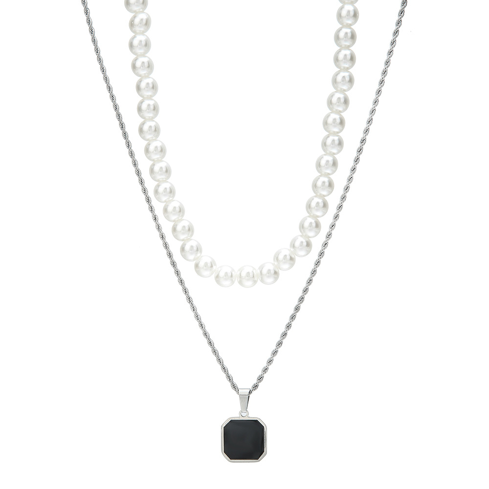 Colar Duplo Duetto Inox