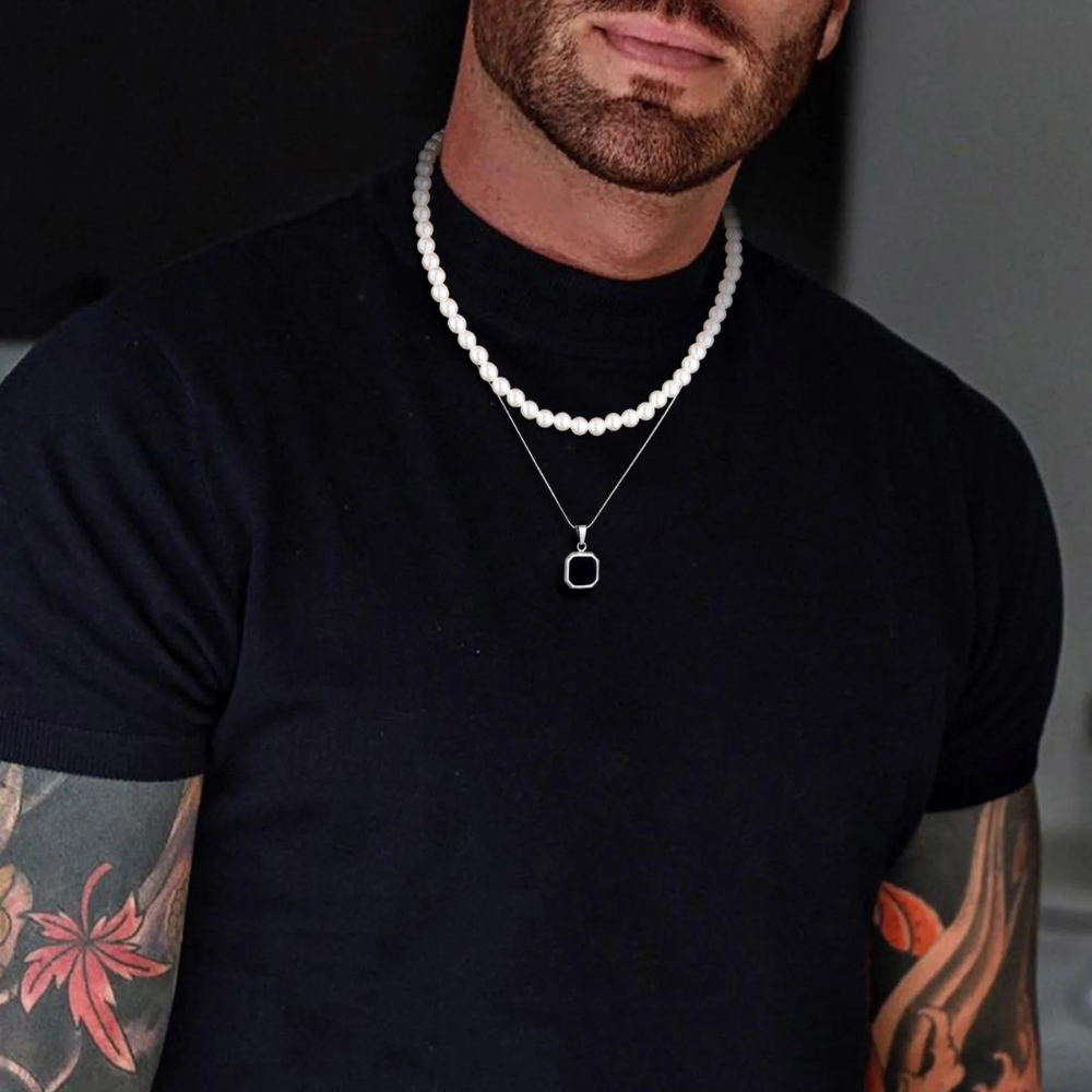 Colar Duplo Duetto Inox