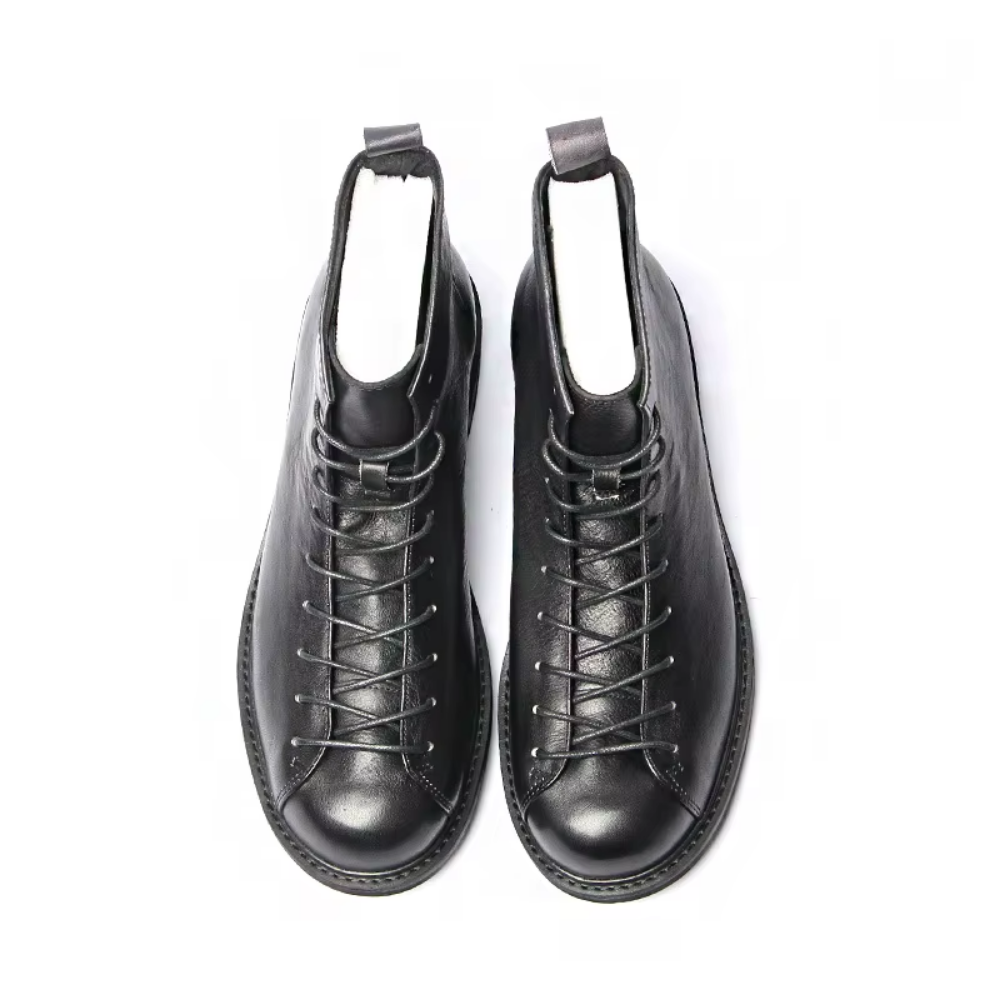 Bota Coturno Masculina em Couro Legítimo Samir
