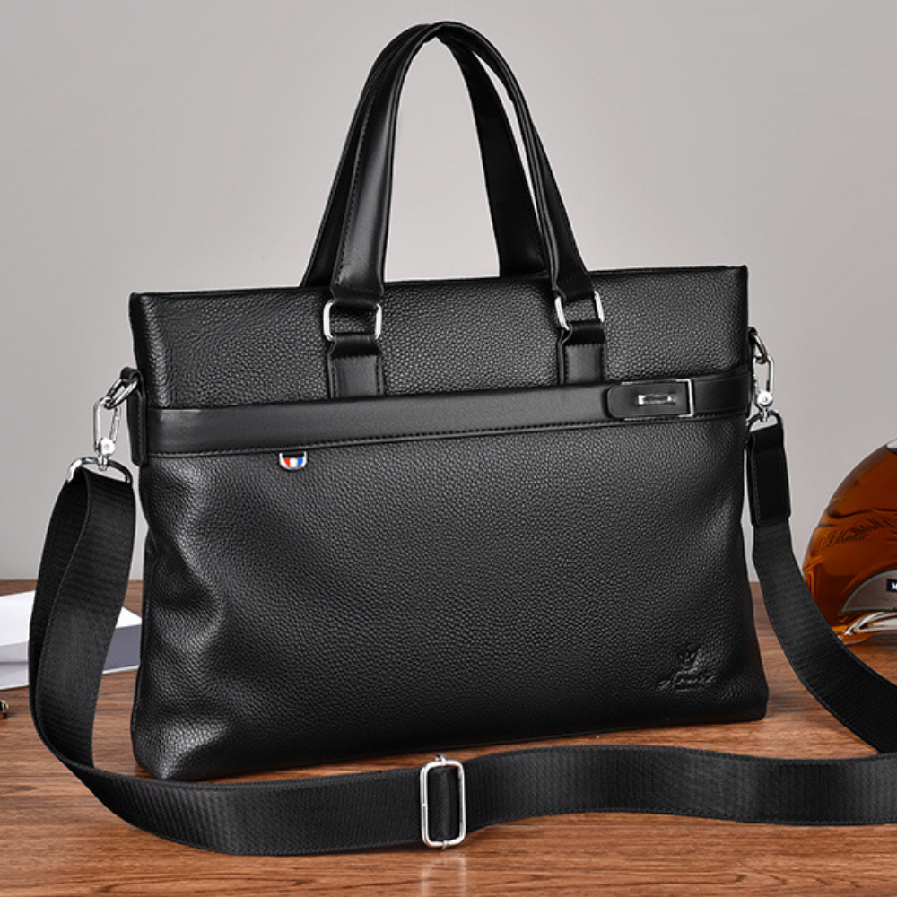 Bolsa Executiva Masculina em Couro Legítimo Hamar