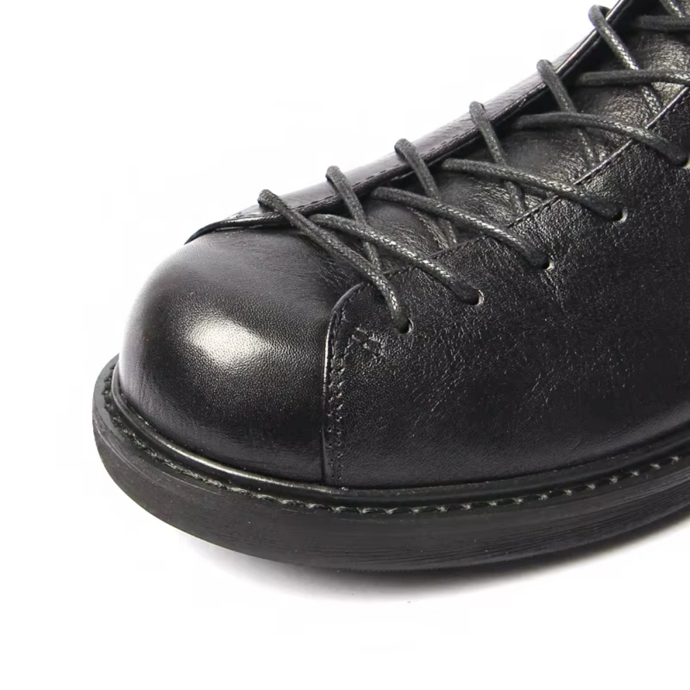 Bota Coturno Masculina em Couro Legítimo Samir