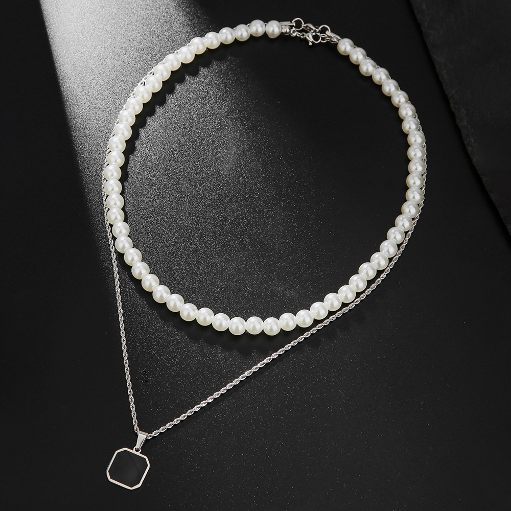 Colar Duplo Duetto Inox