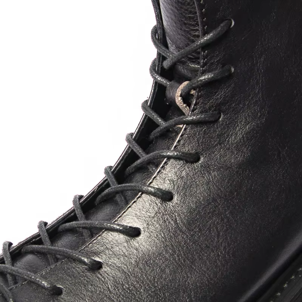 Bota Coturno Masculina em Couro Legítimo Samir