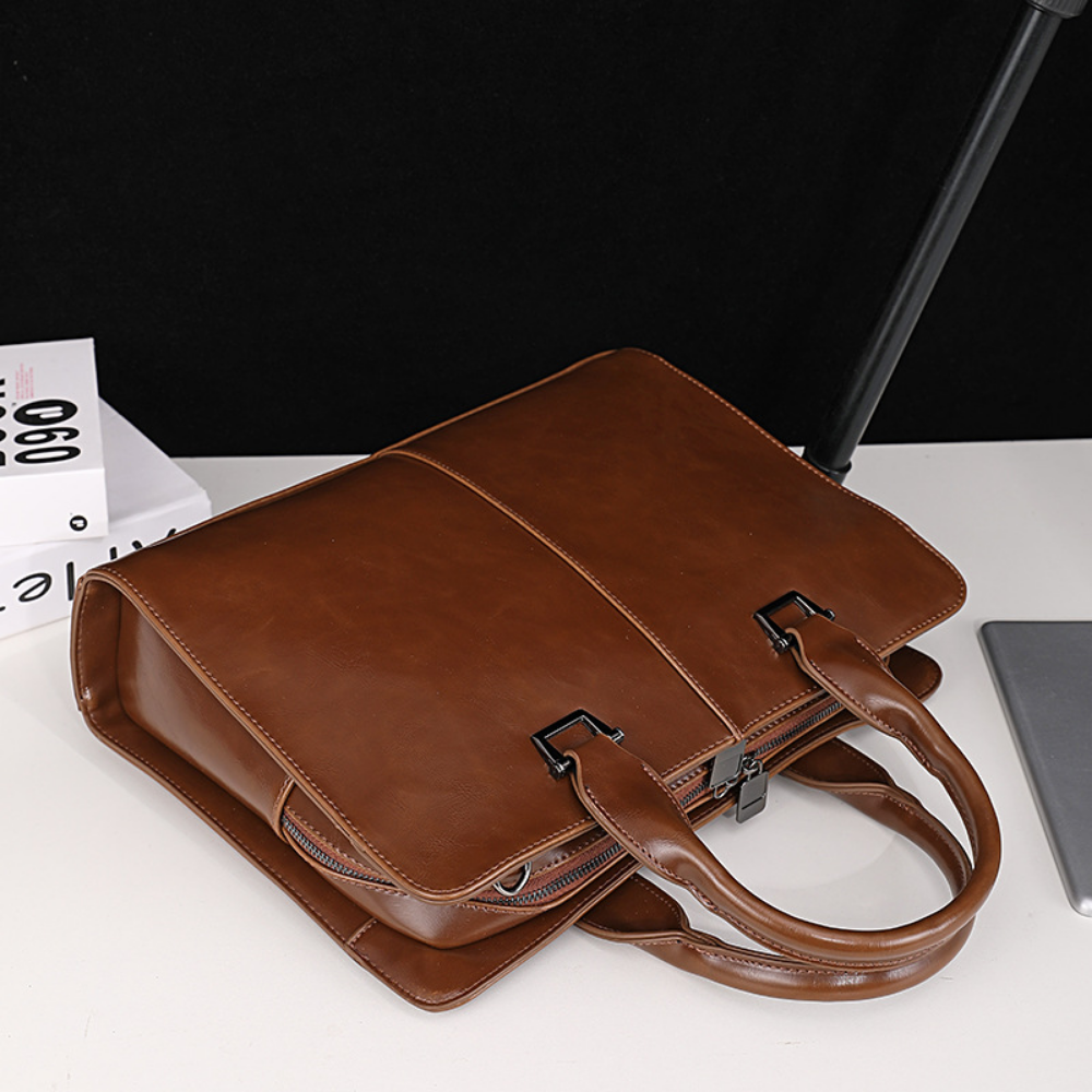 Bolsa Executiva em Couro Zagreb