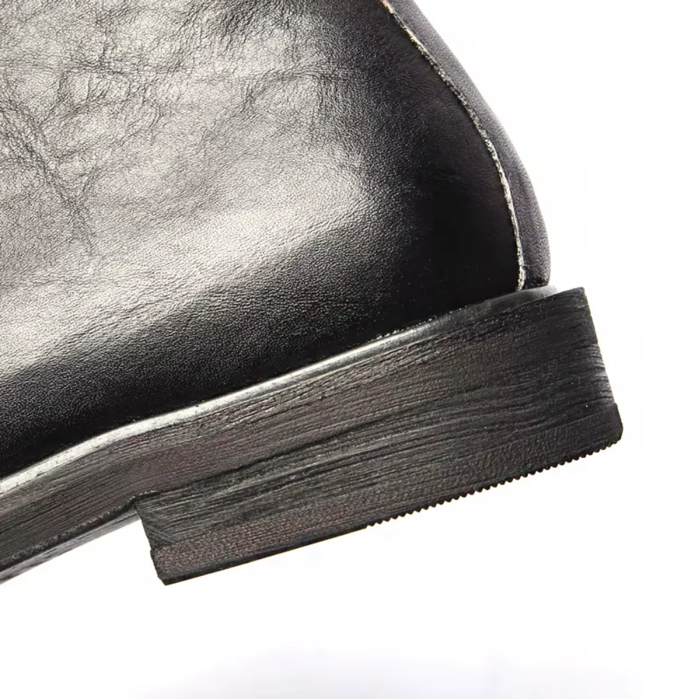 Bota Coturno Masculina em Couro Legítimo Samir