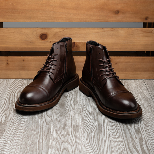 Bota Casual Masculina em Couro Legítimo Goliath