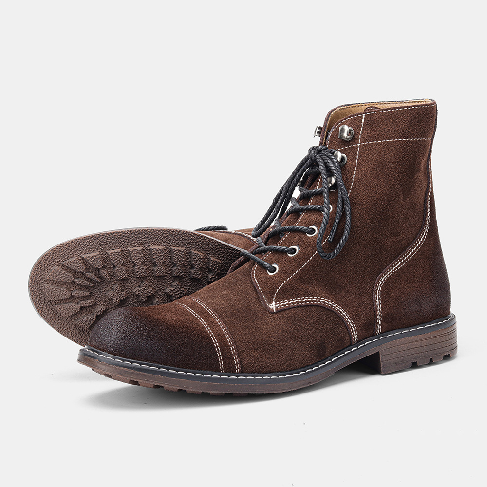 Bota Masculina em Couro Legítimo Tristan