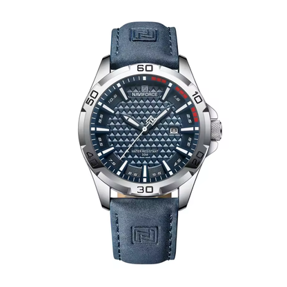 Relógio Naviforce Azul em Couro