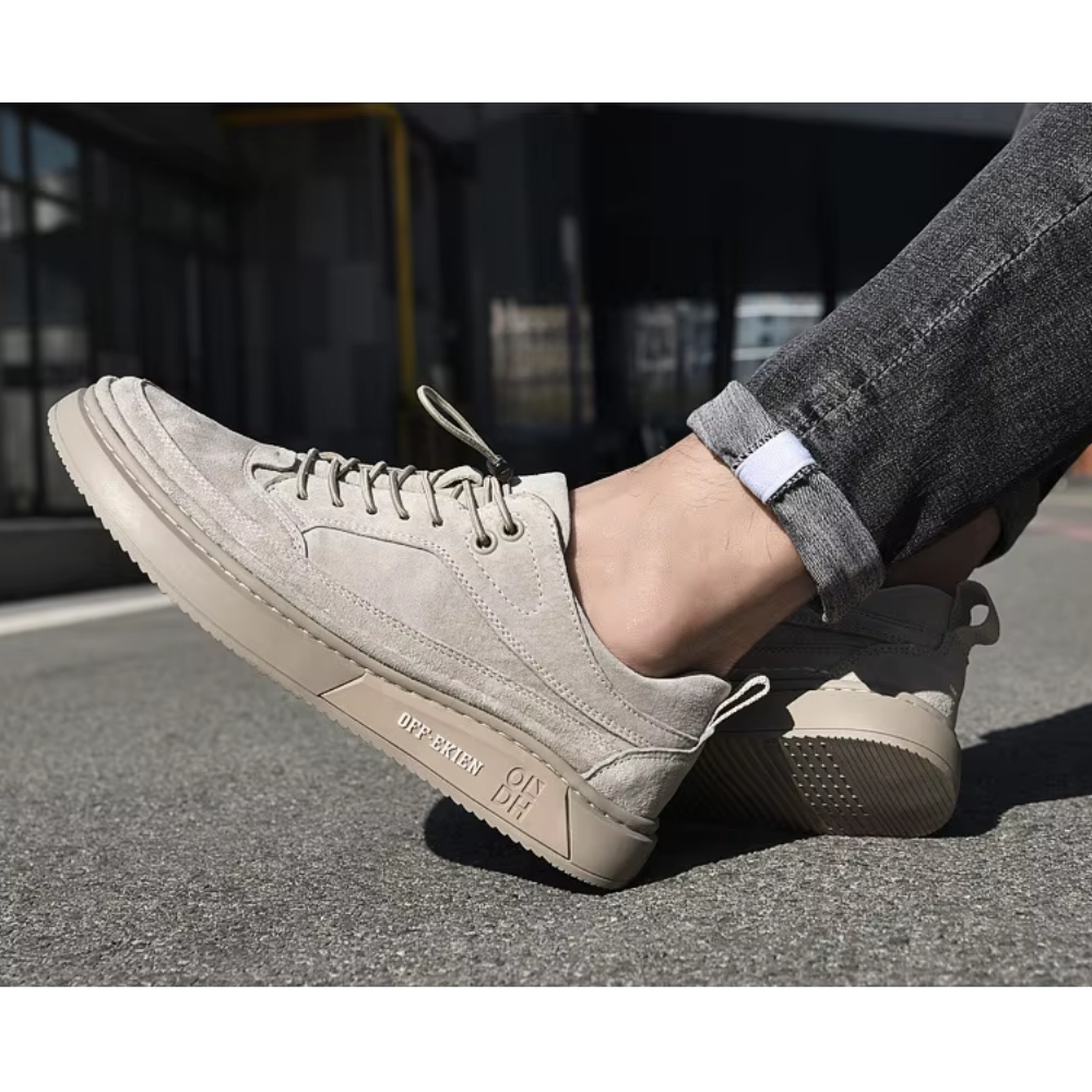 Tênis Casual Masculino em Couro Morgan