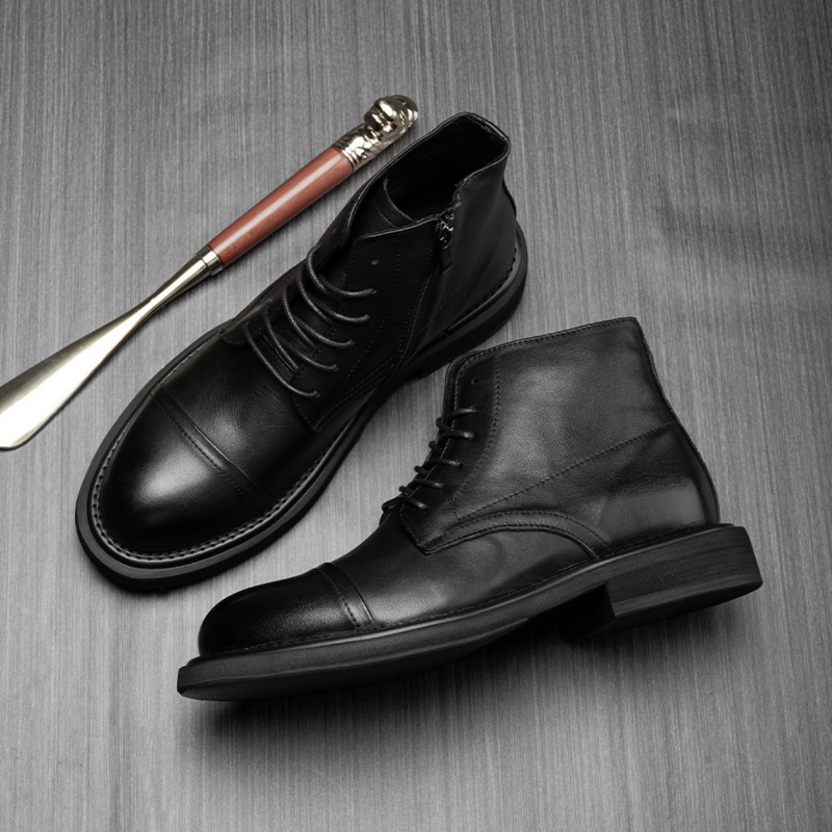 Bota Casual Masculina em Couro Legítimo Goliath