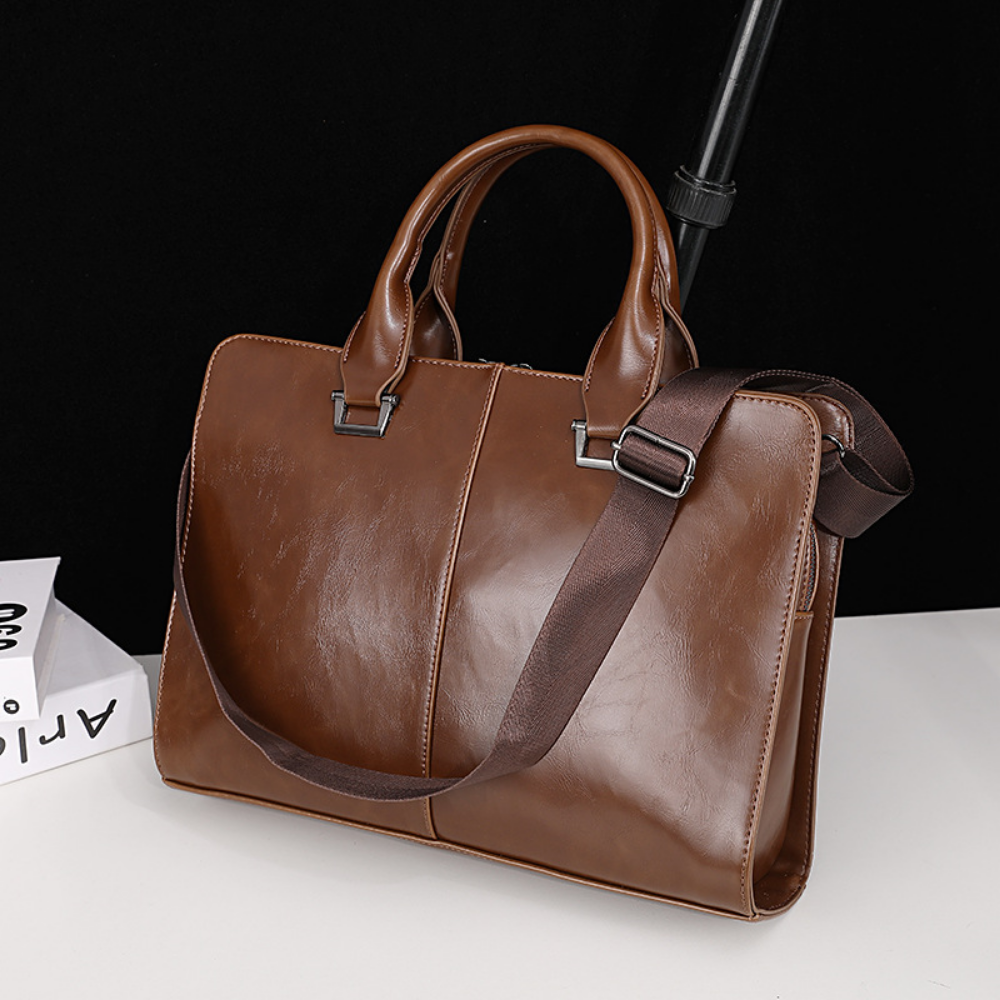 Bolsa Executiva em Couro Zagreb