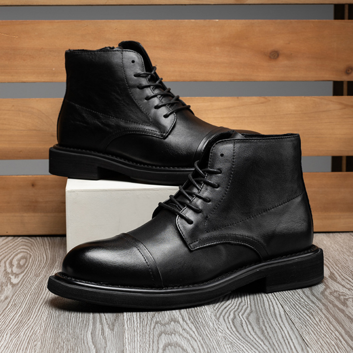 Bota Casual Masculina em Couro Legítimo Goliath
