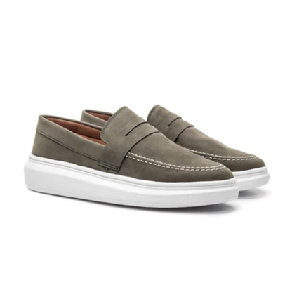 Mocassim Masculino Duncan em Couro Camurça