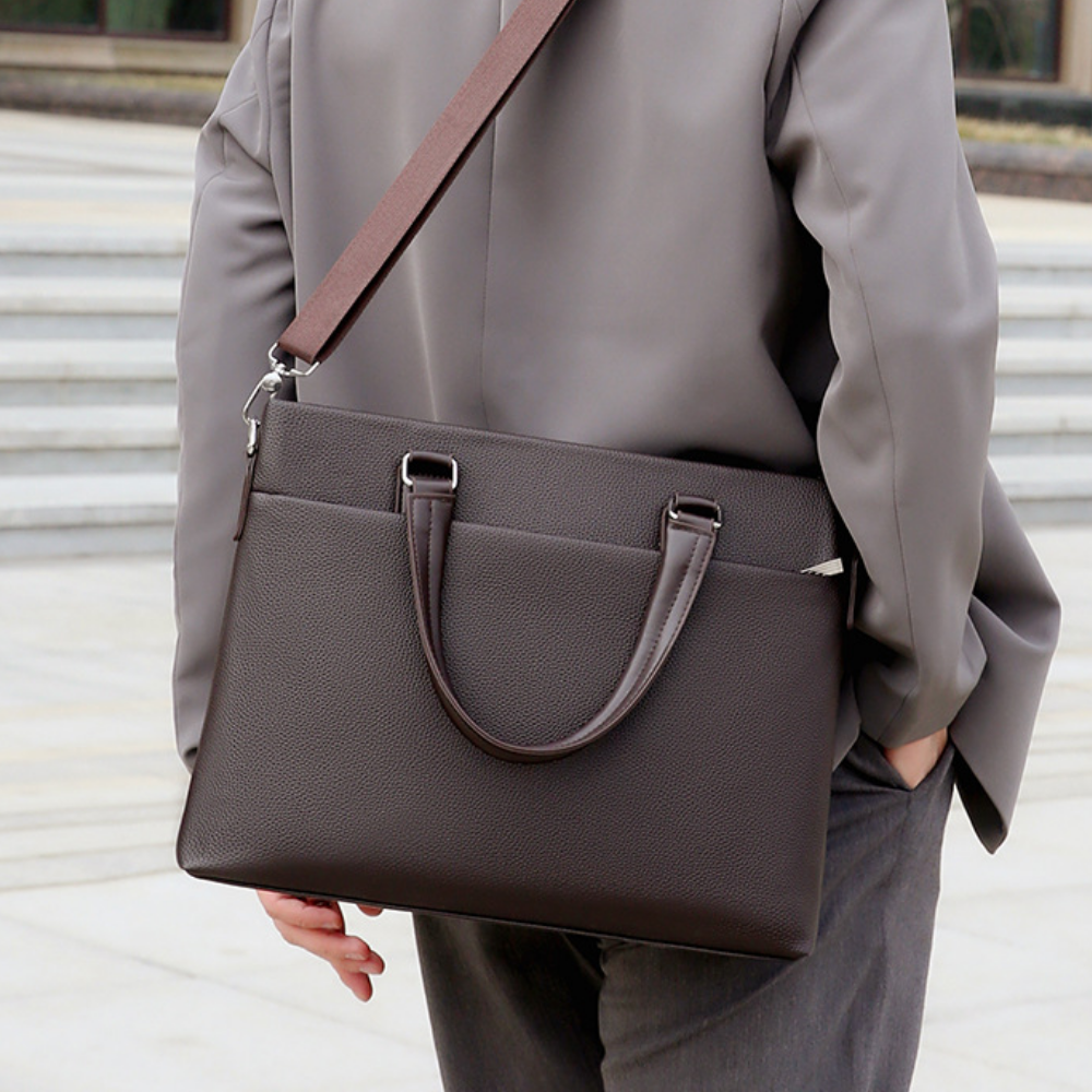Bolsa Executiva Masculina em Couro Malmo
