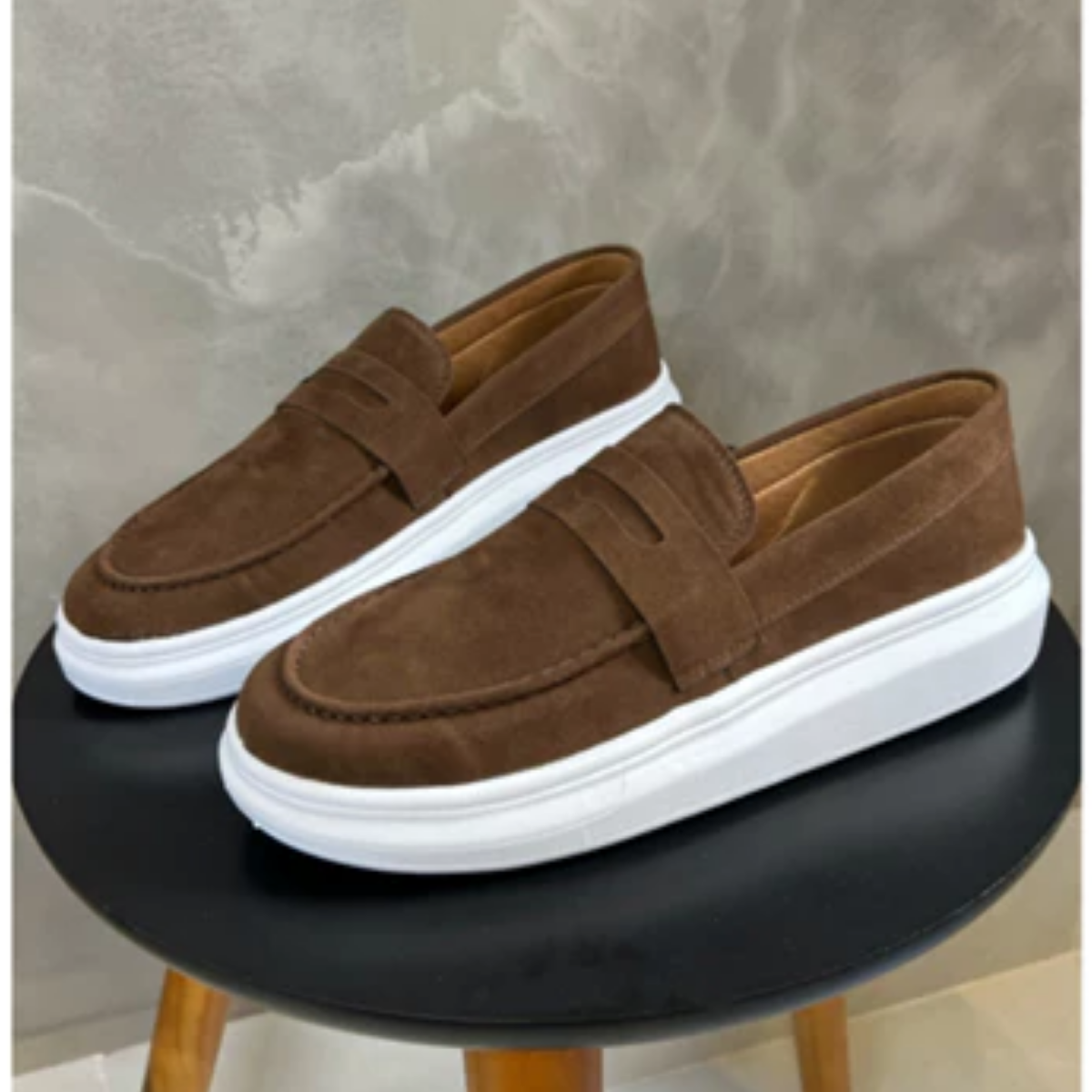 Mocassim Masculino Duncan em Couro Camurça