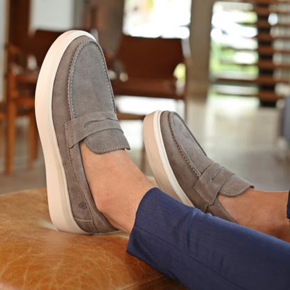 Mocassim Masculino Duncan em Couro Camurça