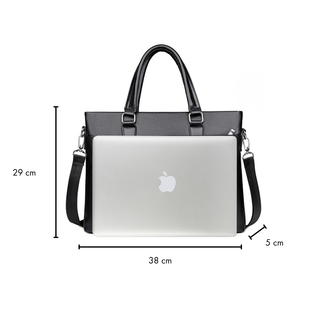 Bolsa Executiva Masculina em Couro Malmo