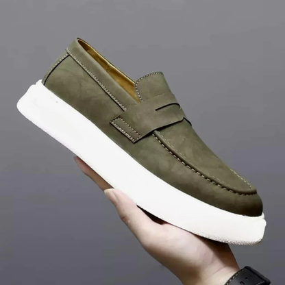 Mocassim Masculino Duncan em Couro Camurça