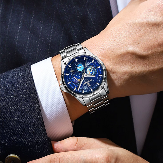 Relógio Poedagar Astro em Inox