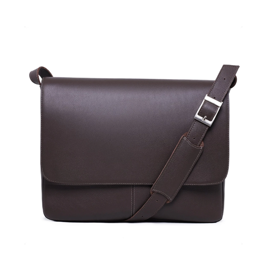 Bolsa Carteiro Masculina em Couro Legítimo Edimburgo