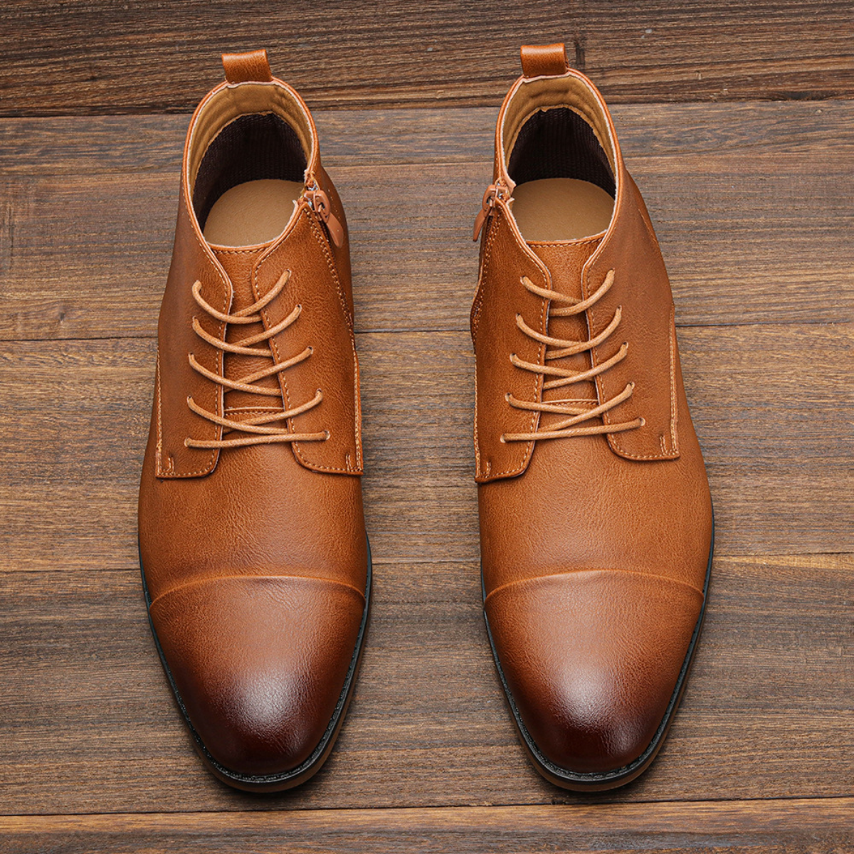 Bota Social Masculina em Couro Davis