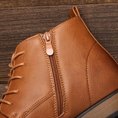 Bota Social Masculina em Couro Davis