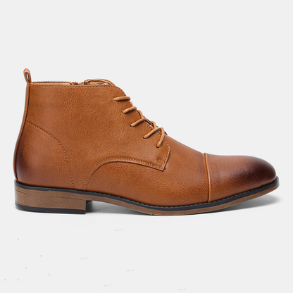 Bota Social Masculina em Couro Davis