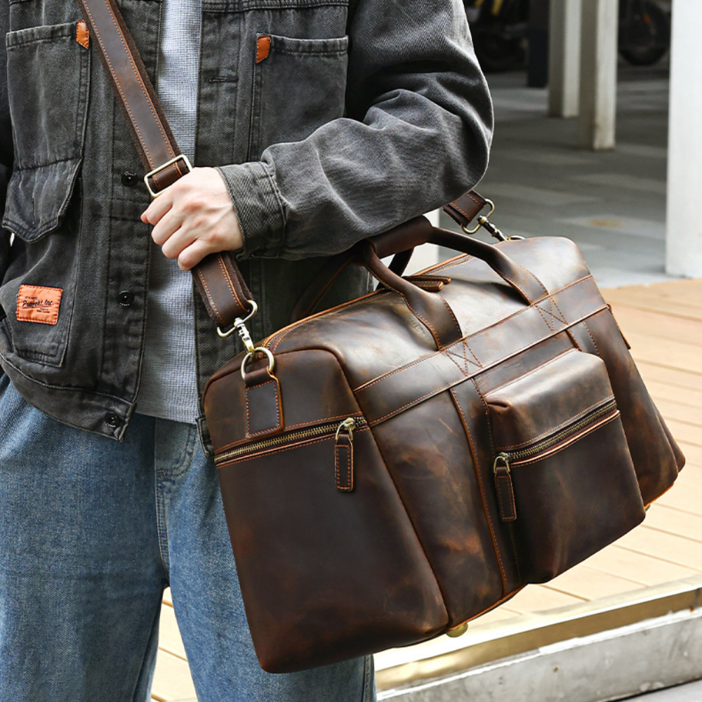 Bolsa de Viagem em Couro Legítimo Brighton