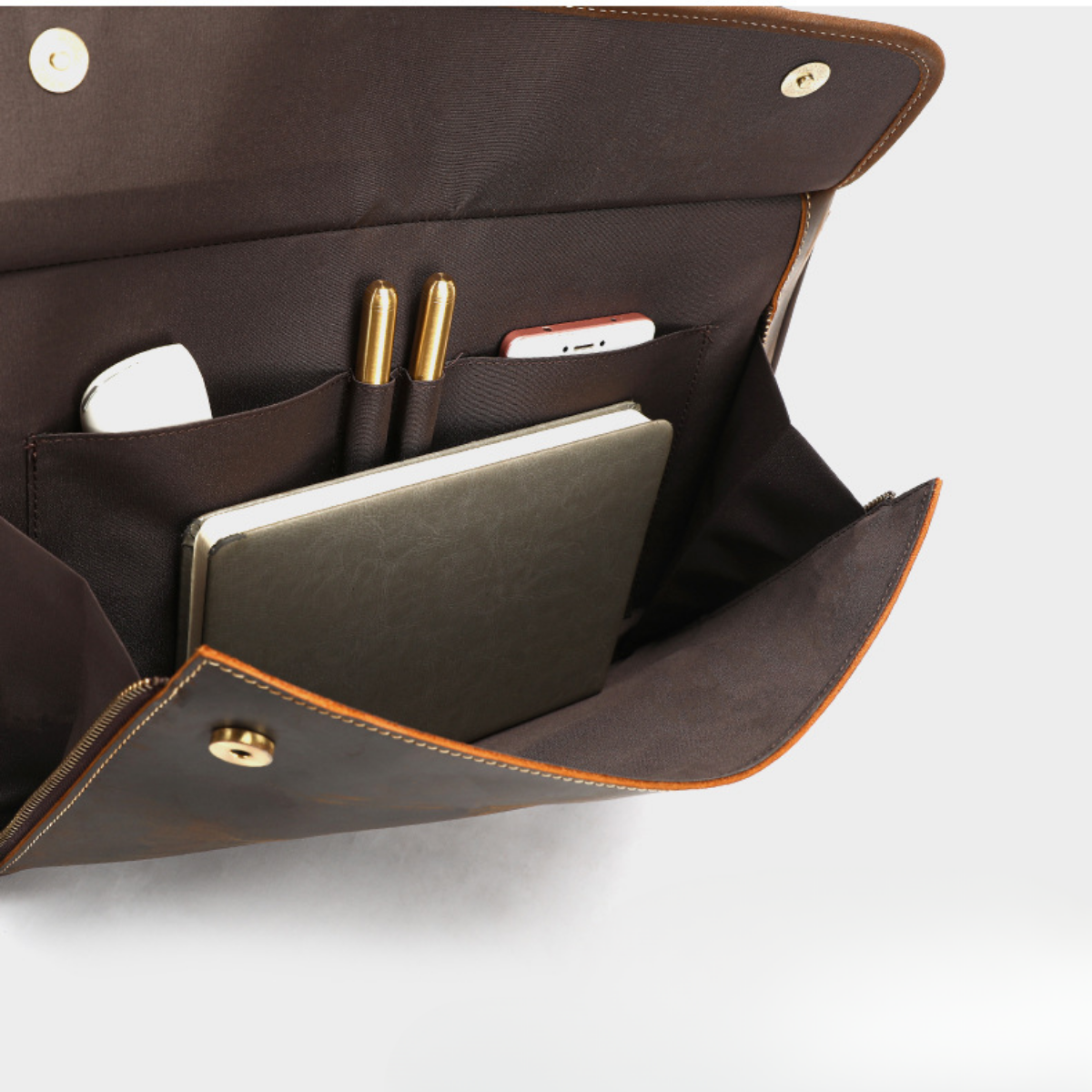 Bolsa Executiva Masculina em Couro Legítimo Bristol