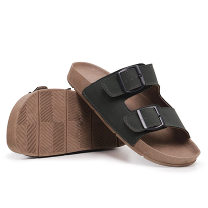 Sandália Masculina em Couro Birken