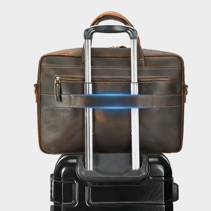 Bolsa Executiva Masculina em Couro Legítimo Bristol
