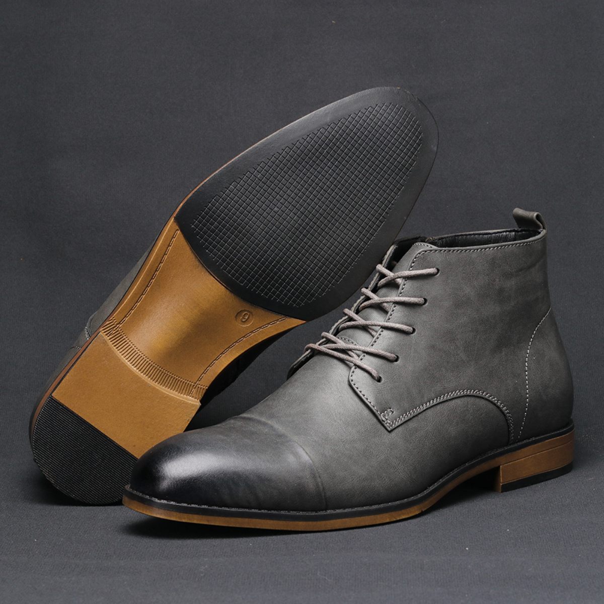 Bota Social Masculina em Couro Davis