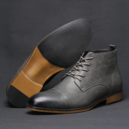 Bota Social Masculina em Couro Davis
