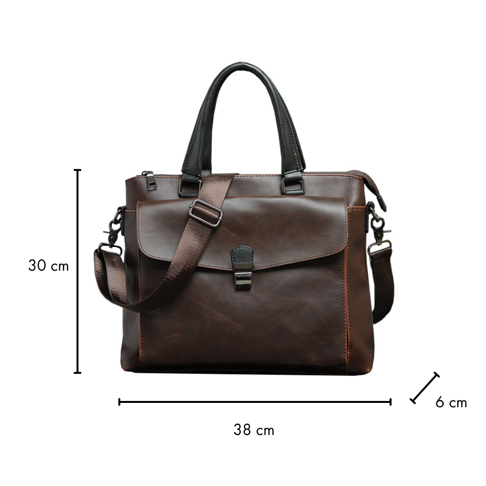 Bolsa Executiva Masculina em Couro Durban