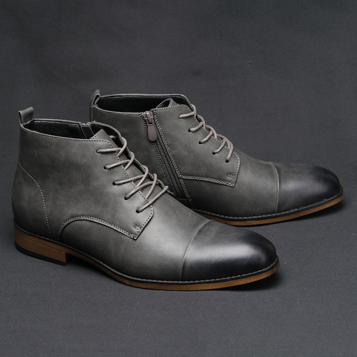 Bota Social Masculina em Couro Davis