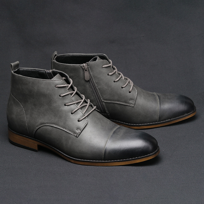 Bota Social Masculina em Couro Davis