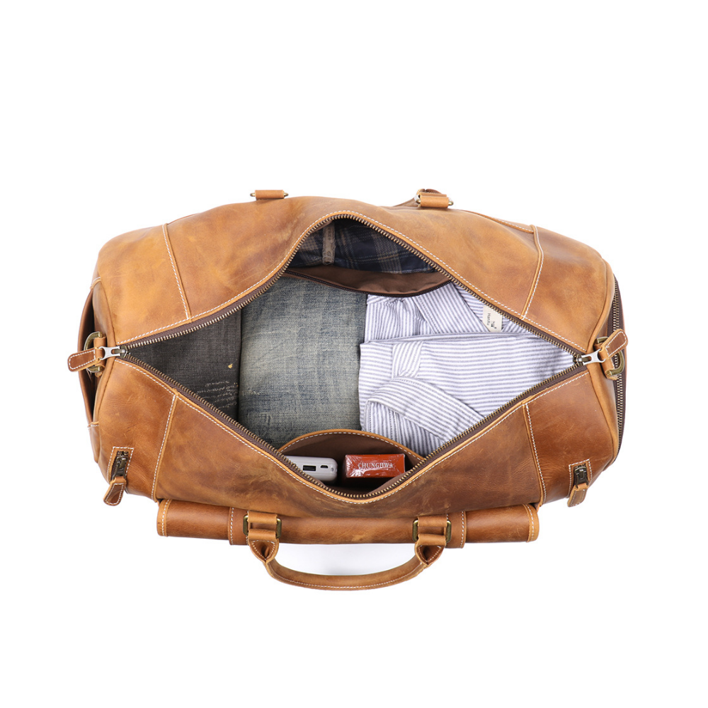 Bolsa de Viagem em Couro Legítimo Canterbury