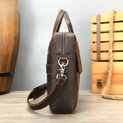 Bolsa Executiva Masculina em Couro Legítimo Bristol