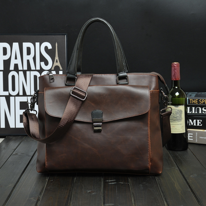 Bolsa Executiva Masculina em Couro Durban