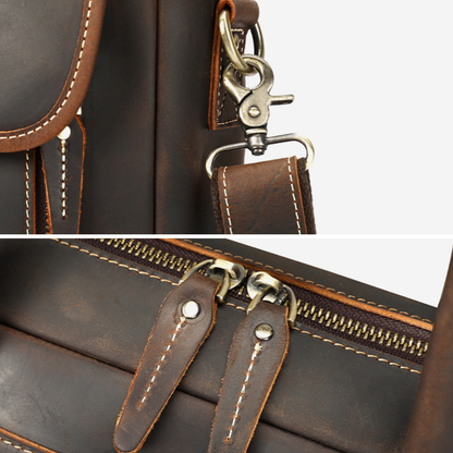 Bolsa Executiva Masculina em Couro Legítimo Bristol