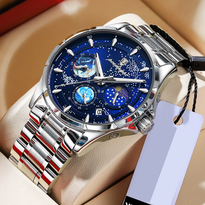 Relógio Poedagar Astro em Inox