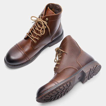 Bota Masculina em Couro Legítimo Tristan