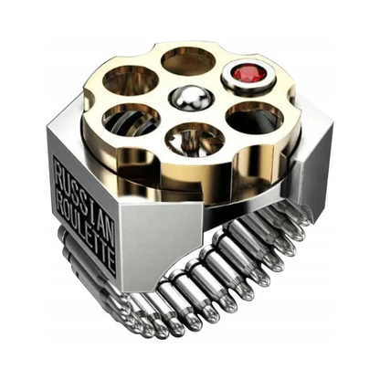 Anel Roleta Russa Inox