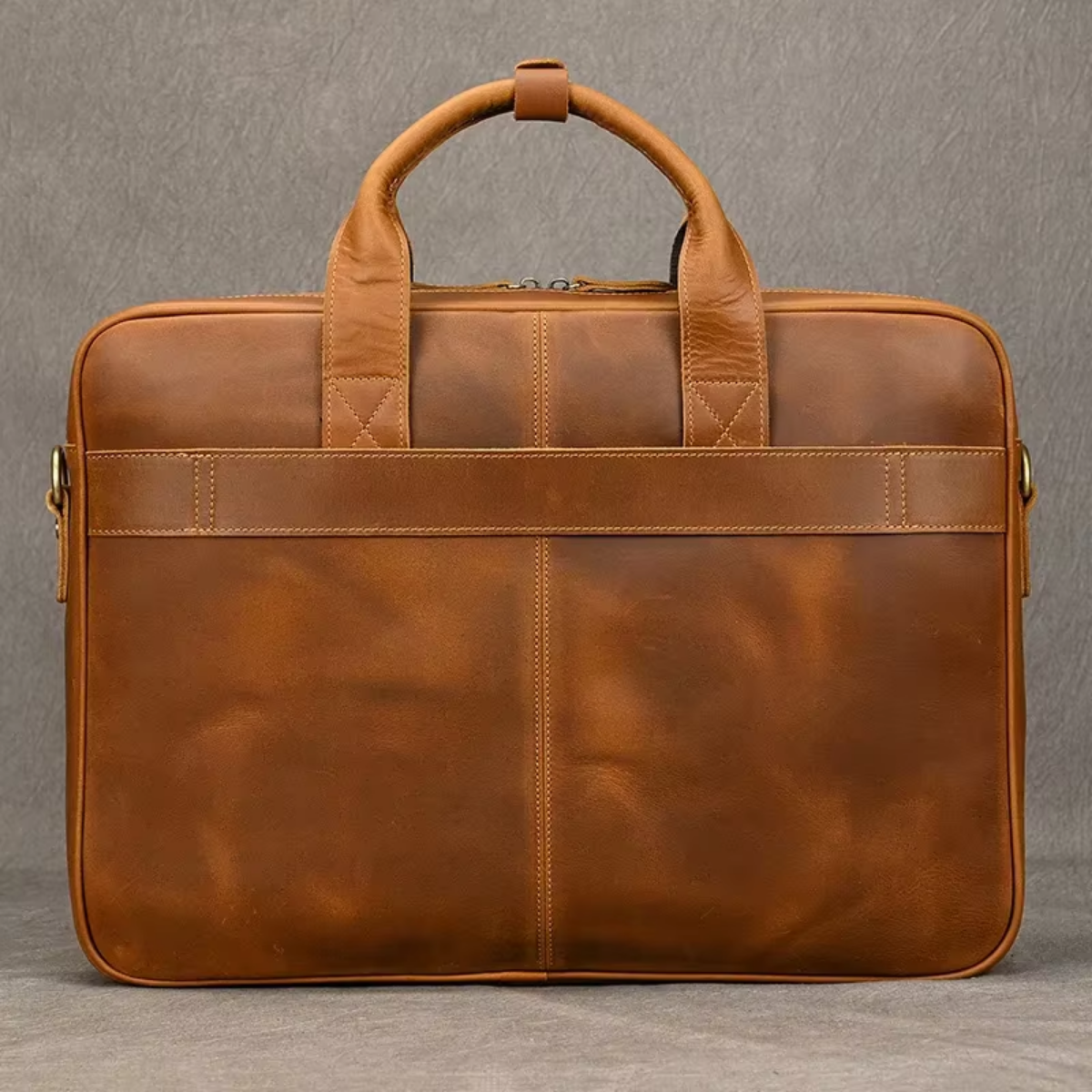 Bolsa Executiva Masculina em Couro Legítimo Cambridge